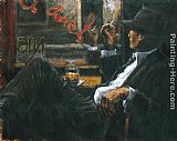 WHISKEY AT LAS BRUJAS II by Fabian Perez